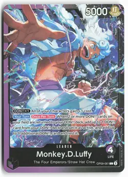 Monkey.D.Luffy OP09-061 Foil Starter Deck 26: PURPLE/BLACK One Piece Card - Image 2