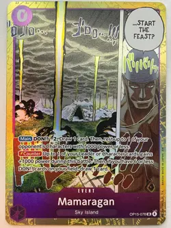 Mamaragan SR OP15-078 - Adventure on Kami's Island - One Piece TCG - Image 1