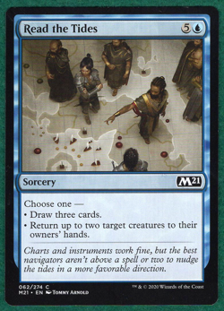 Read The Tides - Core Set 2021 M21 #062 - Magic: The Gathering MTG Card - Image 1