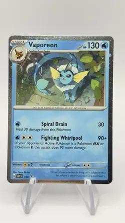 Pokemon - Vaporeon Cosmos Holo - SVP168 - Black Star Promo Card - Image 1