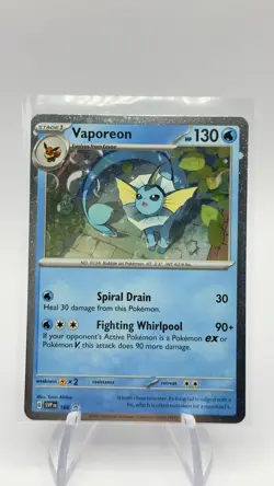 Pokemon - Vaporeon Cosmos Holo - SVP168 - Black Star Promo Card - Image 2