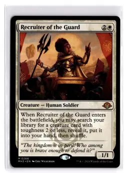 Recruiter of the Guard 266 Mythic Modern Horizons 3 Magic: The Gathering NM - Image 1