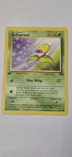 Pokemon TCG Bellsprout Jungle 49/64 Regular 1st Edition Common Card nm - Image 1