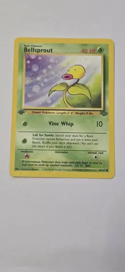Pokemon TCG Bellsprout Jungle 49/64 Regular 1st Edition Common Card nm - Image 1