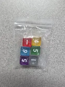 Disney Lorcana Fabled Trove Contents Lore Counter Dice Card Dividers Only - Image 4