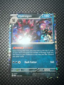 New 2025 McDonalds Happy Meal Holo Pokemon Card 10/15- Holo Hydreigon - 2 - Image 2