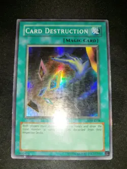 Yu-Gi-Oh SDY-E042 Card Destruction Super Rare - Starter Deck Yugi - EX + - Image 1