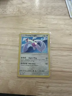 Pokemon Shining Lugia SM82 Holo Card Light Play Condition - Image 2