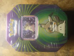 Pokemon TCG Tin mimikyu 3 Booster Packs Foil Card Exclusive Rare New Sealed 820650102851 - Image 1