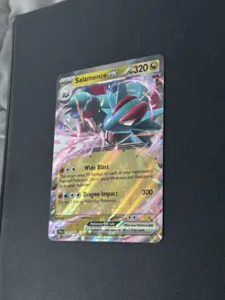 Pokemon TCG Journey Together Salamence ex 114/159 Holo Rare Card NM - Image 2