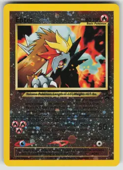 Entei 34 Promo Wizards Black Star Promos Pokemon Reverse Holo Lightly Played - Image 1