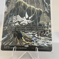1x REANIMATE (BORDERLESS) Marvel's Spider-man: Magic MTG 0020 Non-Foil Magic - Image 2