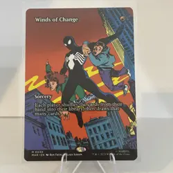 Winds of Change - (Borderless) - Marvel's Spiderman (MAR) - MTG Non-Foil - Image 1