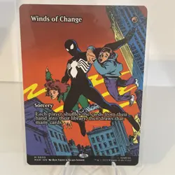 Winds of Change - (Borderless) - Marvel's Spiderman (MAR) - MTG Non-Foil - Image 2