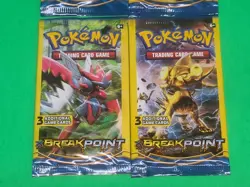 Pokemon XY BREAKpoint 3 Card Mini Booster Packs Complete Art Set Lot of 4 Sealed - Image 3