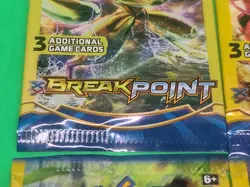 Pokemon XY BREAKpoint 3 Card Mini Booster Packs Complete Art Set Lot of 4 Sealed - Image 4
