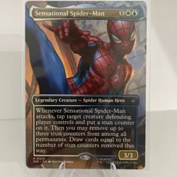🔮 MTG: Sensational Spider-Man (Borderless) - Ships Immediately SPE 0025 Rare - Image 1