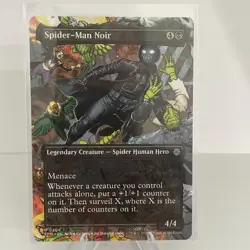 Spider-Man Noir - Borderless U MTG Marvel's Spider-Man, English #204 - Image 1