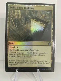 Daily Bugle Building - 179 - U - Marvel's Spider-Man - MTG FOIL HOLO - Image 1