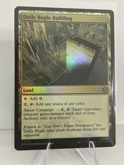 Daily Bugle Building - 179 - U - Marvel's Spider-Man - MTG FOIL HOLO - Image 3