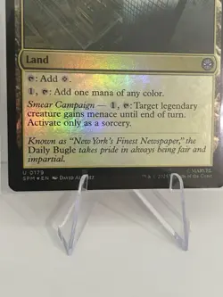 Daily Bugle Building - 179 - U - Marvel's Spider-Man - MTG FOIL HOLO - Image 4