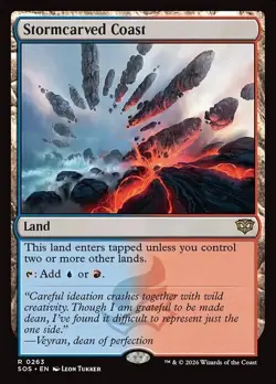 Magic The Gathering MTG STORMCARVED COAST Secrets of Strixhaven NM Near Mint - Image 1