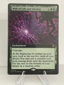 Web of Life and Destiny - 0268 - M - Marvel's Spider-Man - MTG (Extended Art) - Image 1