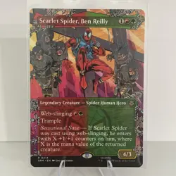 Scarlet Spider, Ben Reilly - Borderless - Marvel's Spider-Man - Rare MTG - SPM - Image 1