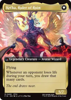 Kefka, Court Mage // Kefka, Ruler of Ruin (Extended Art) [FINAL FANTASY] Foil Ne - Image 2