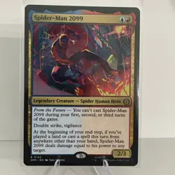 1 x Spider-Man 2099 - R - Marvel's Spider-Man - SPM - MTG Magic the Gathering - Image 1