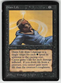 Drain Life Beta Edition Common MAGIC: THE GATHERING - Image 1