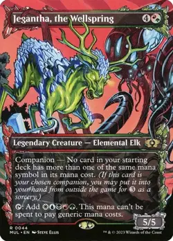 Jegantha, the Wellspring - Foil Extended Art Showcase MUL NM MTG - Image 1