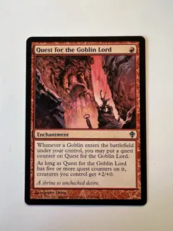 Quest for the Goblin Lord - MTG Worldwake - NM - Image 1