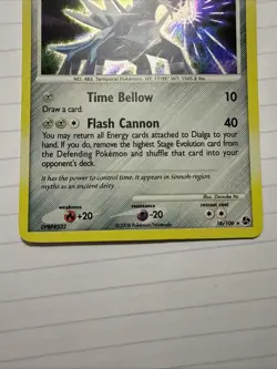 Pokemon Dialga Card 16/106 Great Encounters Series Holo NM/LP - Image 3