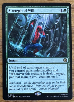 MTG Marvel Spider-Man, Strength of Will - Image 1