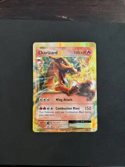 Charizard EX 12/108 Evolutions Ultra Rare Holo Pokemon TCG Card MISCUT ERROR - Image 1