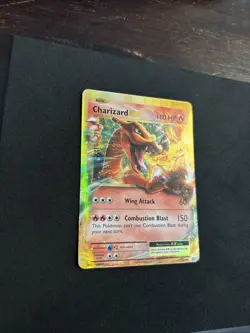 Charizard EX 12/108 Evolutions Ultra Rare Holo Pokemon TCG Card MISCUT ERROR - Image 2