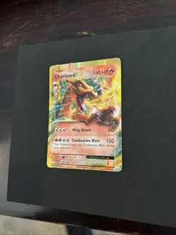 Charizard EX 12/108 Evolutions Ultra Rare Holo Pokemon TCG Card MISCUT ERROR - Image 3