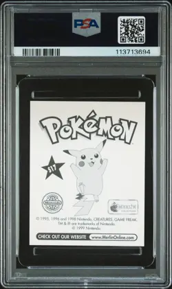 PSA 10 GEM MINT 1999 MERLIN POKEMON S17 WEEZING-PRISM - Image 2