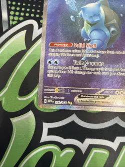 Pokemon Scarlet & Violet 151 TCG Blastoise EX 200/165 SIR Special Illustration A - Image 5