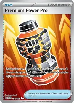 PREMIUM POWER PRO 174/132 MEGA EVOLUTIONS POKEMON (FULL ART, NM) - Image 1