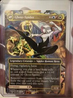 MTG Gwen Stacy (0202) (Borderless) Marvel's Spider-Man Regular - Image 2