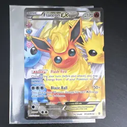 Pokemon TCG Flareon EX RC28/RC32 Generations Radiant Collection Holo 170 HP - Image 1