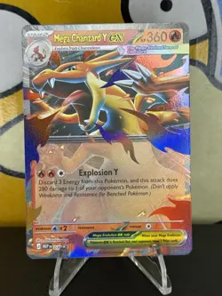 Pokemon Mega Evolutions Black Star Promo 030 Mega Charizard Y Ex - NM Near Mint - Image 1