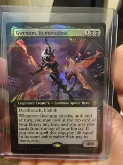 MTG Gwenom, Remorseless (Extended Art) Marvel's Spider-Man Foil - Image 1