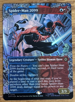 MTG Marvel Spider-Man, Spider-Man 2099 (0216) - Borderless Foil - Image 1