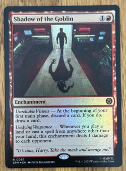 MTG Marvel Spider-Man, Shadow of the Goblin - Foil - Image 1
