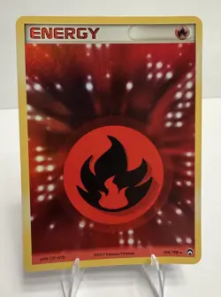 Pokemon TCG Fire Energy 104/108 Holo Rare Power Keepers - Image 1