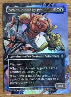 MTG Marvel Spider-Man, SP dr, Piloted by Peni - Borderless Foil - Image 1