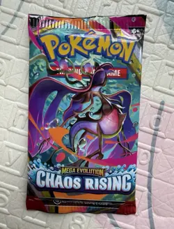 Pokemon TCG Mega Evolution Chaos Rising Booster Pack 10 Cards English Greninja - Image 1
